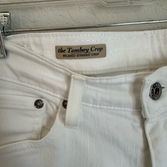 AG the Tomboy Crop Relaxed Straight Size 28 - Picture 2 of 6